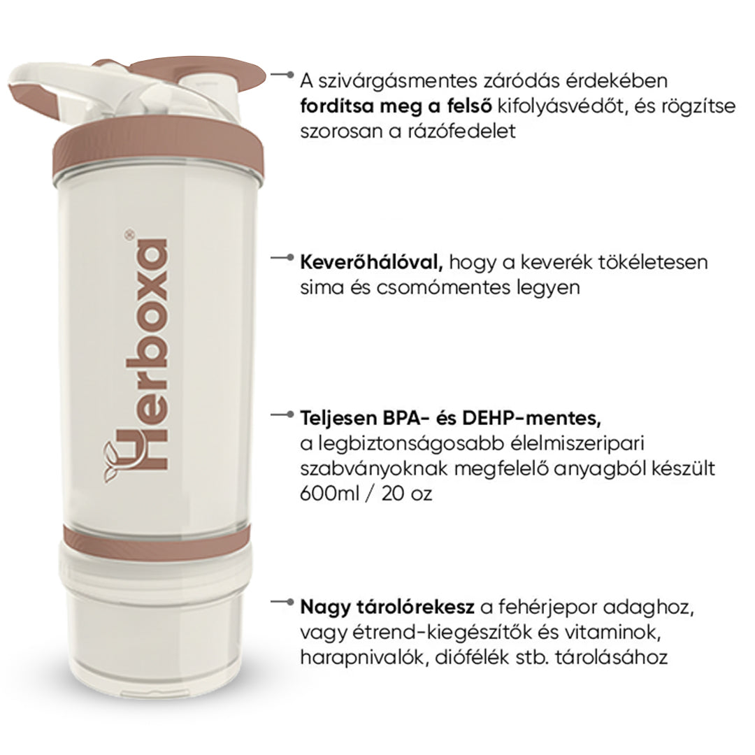 Botella agitadora Herboxa® (gratis)