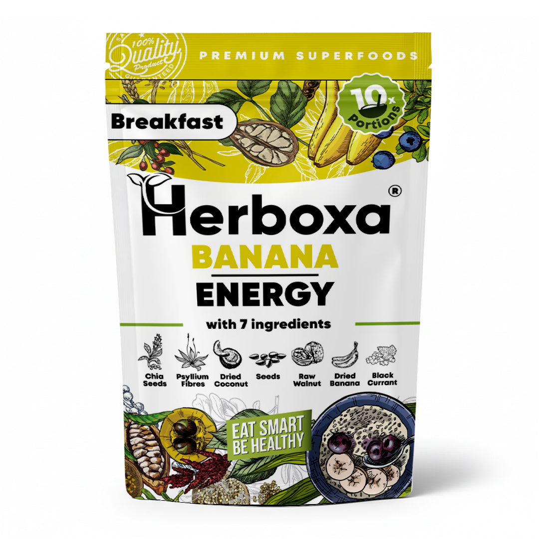 Banana Energy - Un desayuno saludable y rápido rico en fibra