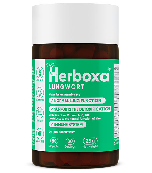 Herboxa® Lungwort - 60 Cápsulas